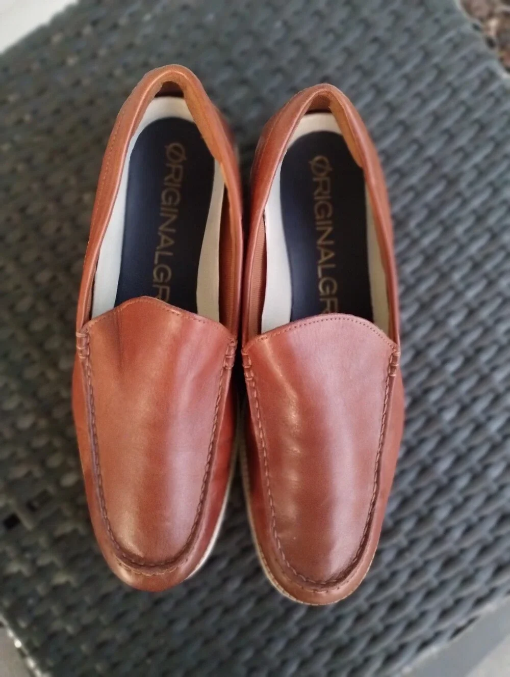 Cole Haan OriginalGrand Venetian Loafers Men’s 10.5 M British Tan Brown Leather